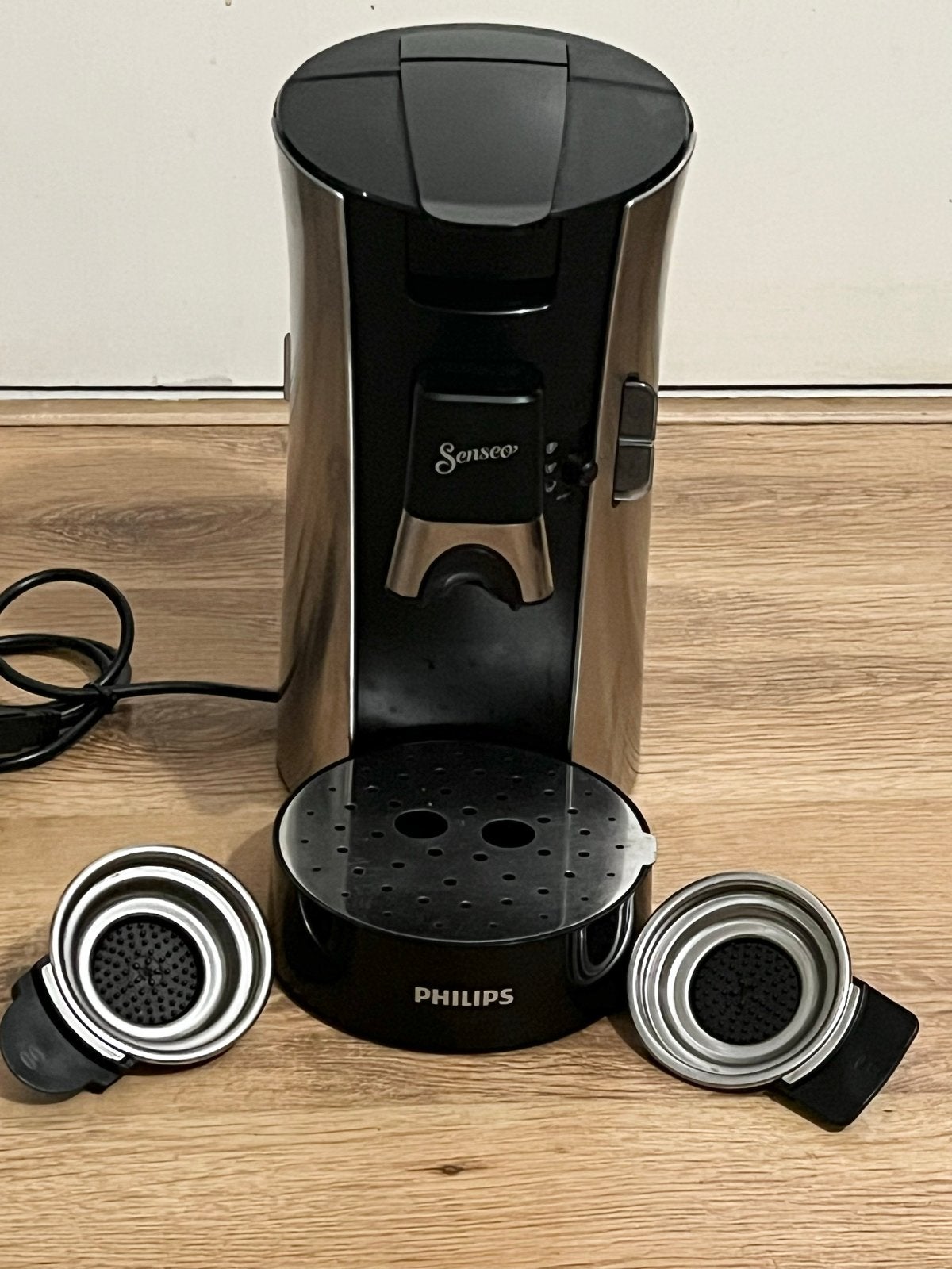 Nieuwe Type Philips Senseo Koffiezetapparaat - Zwart/Zilver, Ophalen of Verzenden, Gebruikt