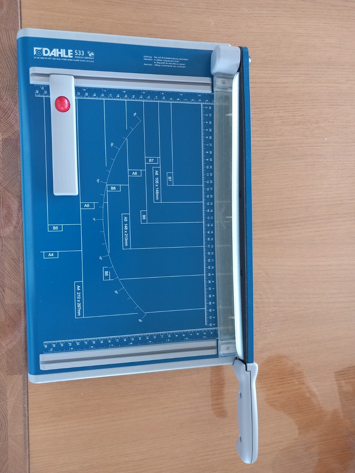 Dahle 533 papiersnijder, A4 formaat, Ophalen of Verzenden, Gebruikt