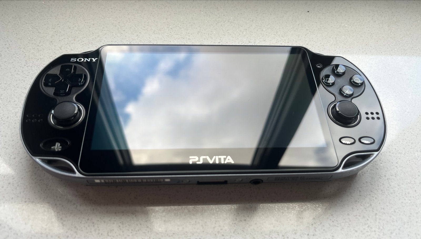Sony PlayStation Vita (PS Vita) - OLED, Ophalen of Verzenden, Zo goed als nieuw, Zwart, Met games