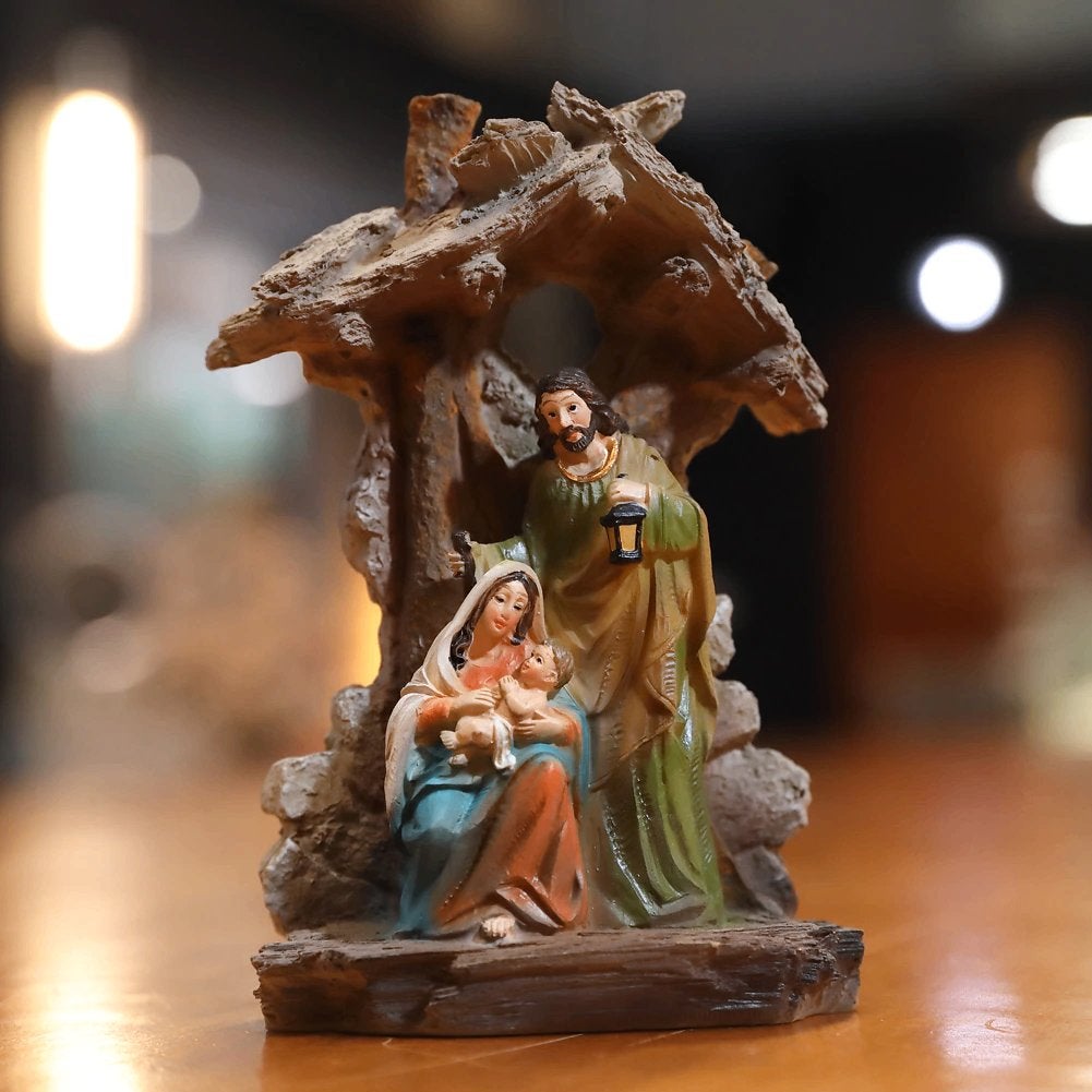 Baby Jezus Jozef En Maria Beeld Poppetje Christus Kerst, Diversen, Kerst, Verzenden, Nieuw