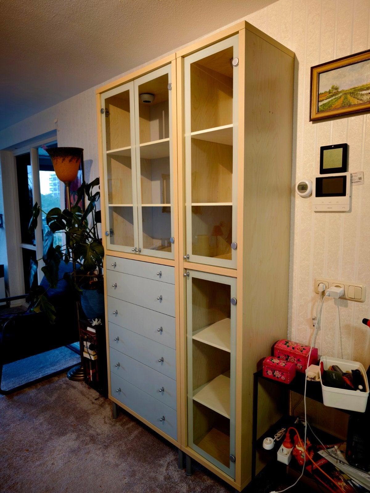 IKEA Magiker Kast met Lades en Vitrinekasten, Ophalen of Verzenden, Gebruikt