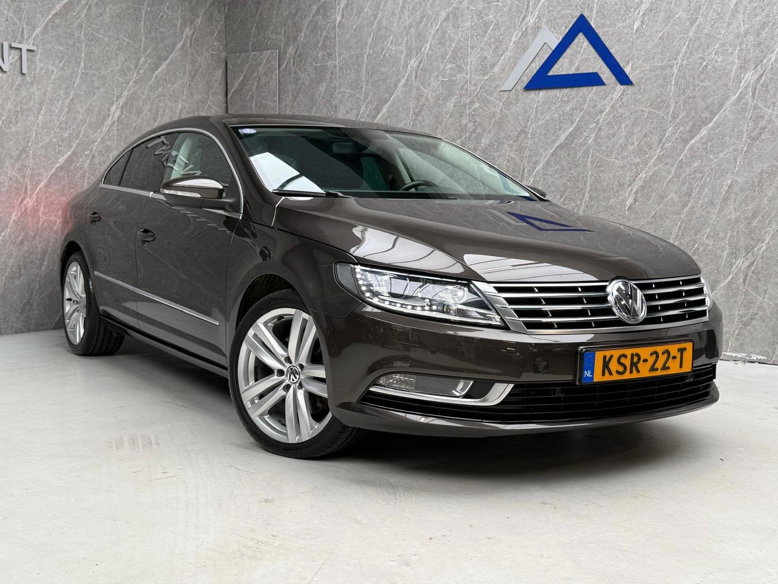 Volkswagen Passat CC 1.4 TSI DSG / Nette Auto / Memory / APK, Euro 5, LED verlichting, Zwart, 4 cilinders