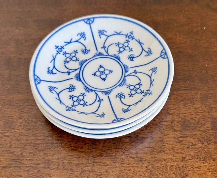 Jäger Blue Saks 3 bordjes 11cm, Ophalen of Verzenden