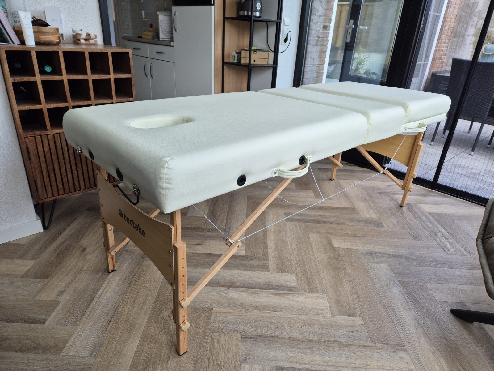opvouwbare massage/behandel tafel van tectake, Ophalen, Zo goed als nieuw, Overige typen