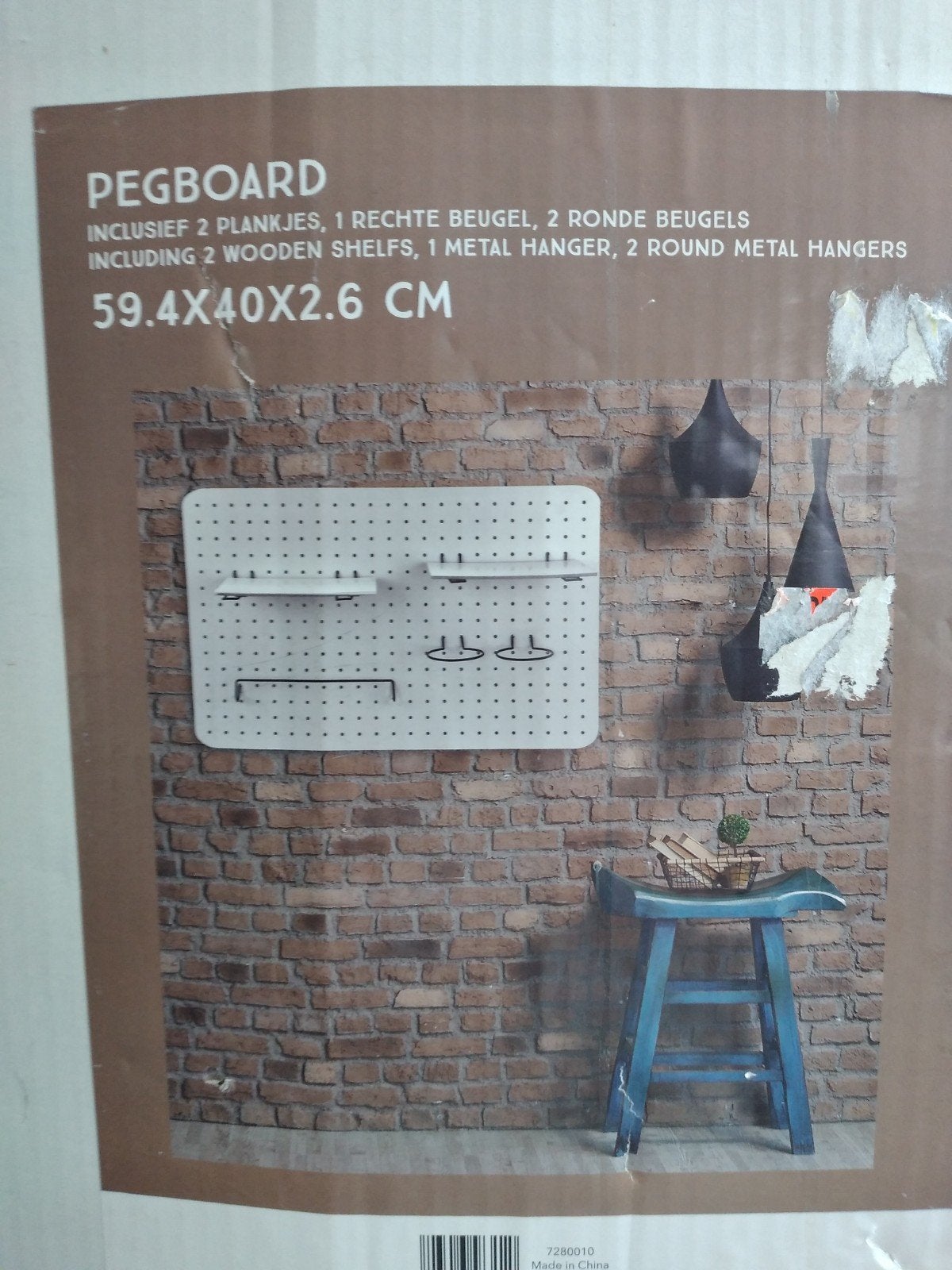 Houten wandbord, Huis en Inrichting, Woonaccessoires | Memoborden, Ophalen, Overige typen