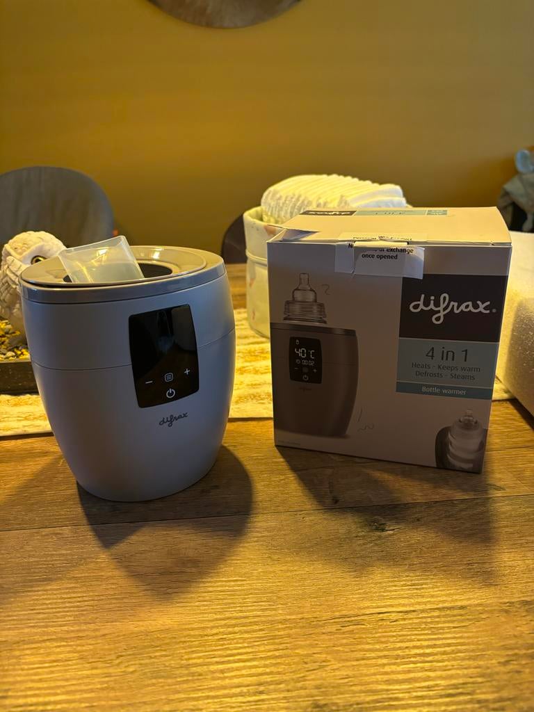 Difrax 4-in-1 Flessenwarmer, Ophalen of Verzenden, Zo goed als nieuw