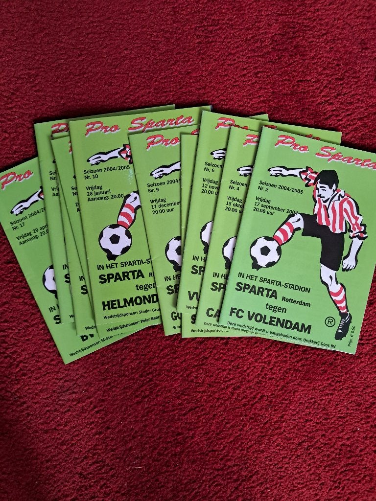 Sparta Rotterdam 2004/2005, Verzamelen, Ophalen of Verzenden, Zo goed als nieuw, Sparta, Boek of Tijdschrift