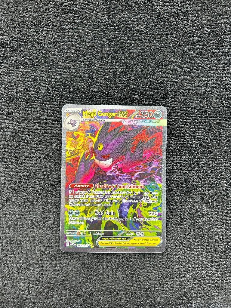 Mega Gengar EX 284/217 (PSA Waardig) ASC Pokemon SIR, Ophalen of Verzenden, Nieuw, Losse kaart