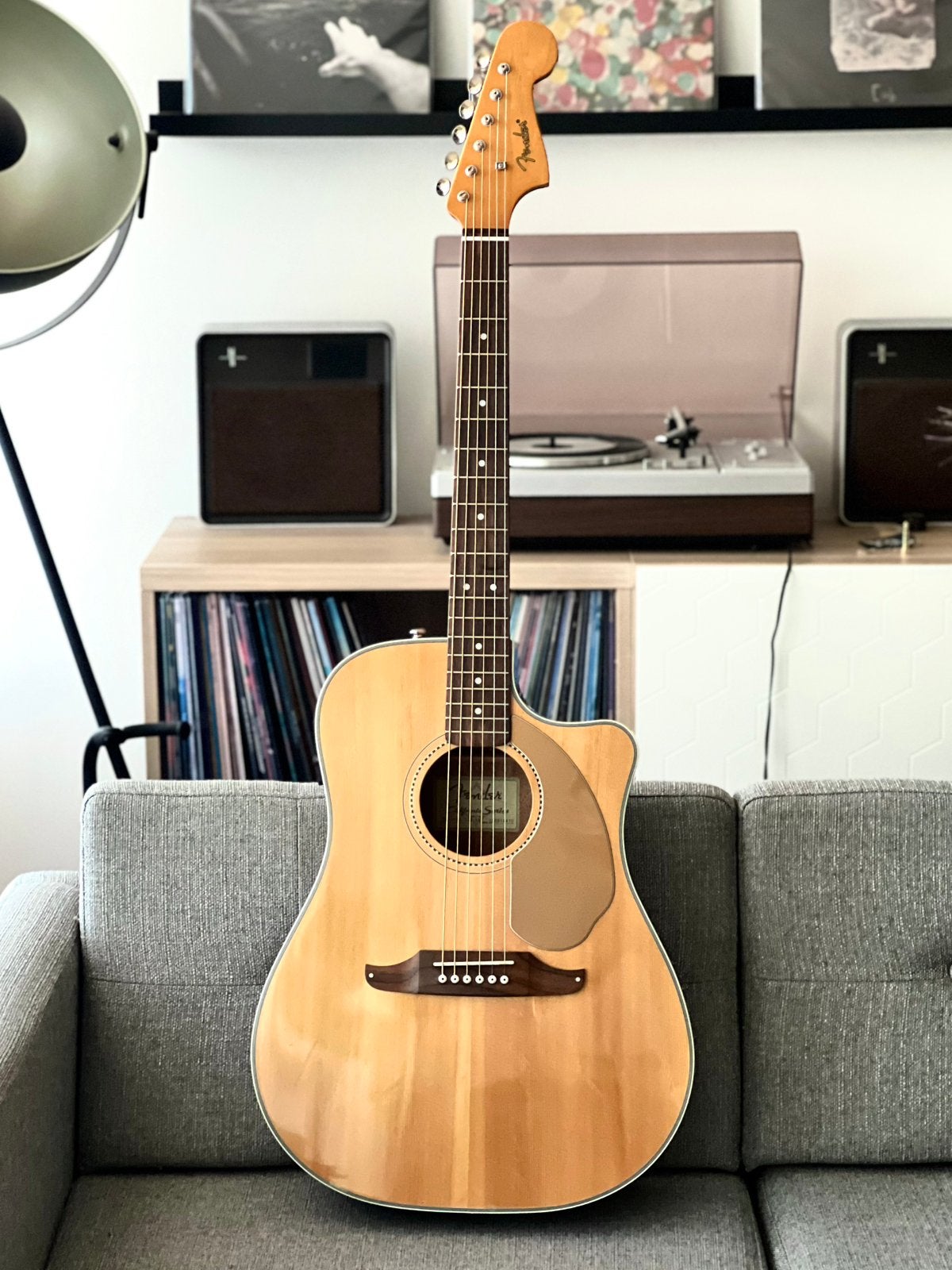Fender Sonoran SCE Natural Dreadnaught Electro-Akoestisch, Muziek en Instrumenten, Ophalen, Zo goed als nieuw, Western- of Steelstringgitaar