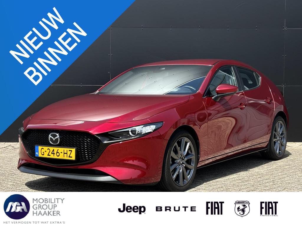 Mazda 3 2.0 e-SkyActiv-X M Hybrid 180 | Apple-Android | Head, Auto's, Mazda, Bedrijf, Te koop, ABS, Adaptive Cruise Control, Airbags