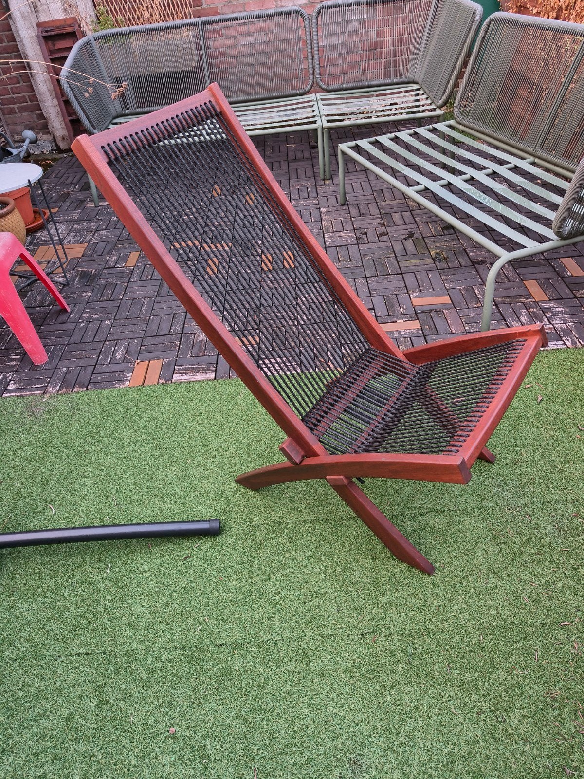 Ikea Brommö tuinstoelen (2 stuks), Ophalen, Gebruikt, Hout, Inklapbaar