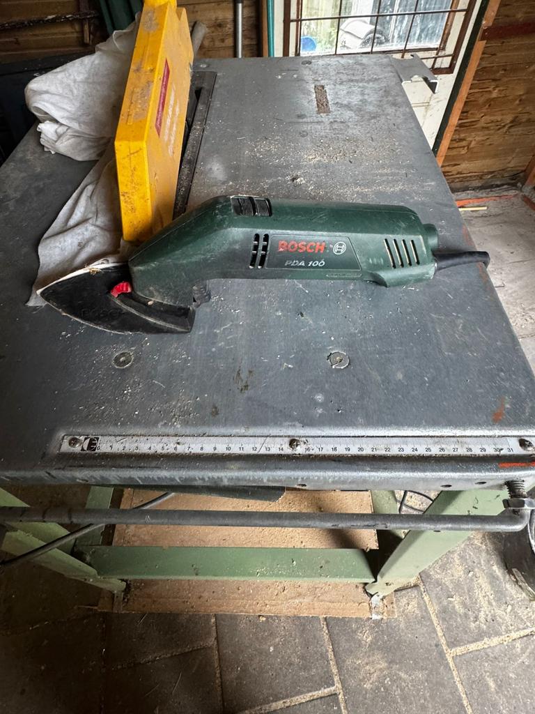 Bosch PDA 100 Deltaschuurmachine - Gebruikt, Ophalen, Gebruikt, Minder dan 600 watt, Overige typen