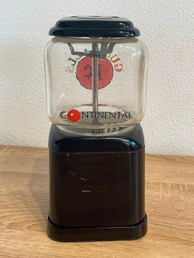 Continental Gumball Machine 1¢ Kauwgomballenautomaat – 27 cm, Ophalen of Verzenden, Huis en Inrichting