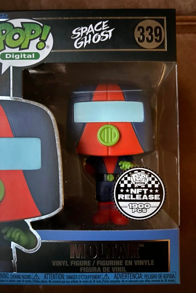 Funko Pop! Digital Space Ghost Moltar #339 NFT Release, Ophalen of Verzenden, Nieuw