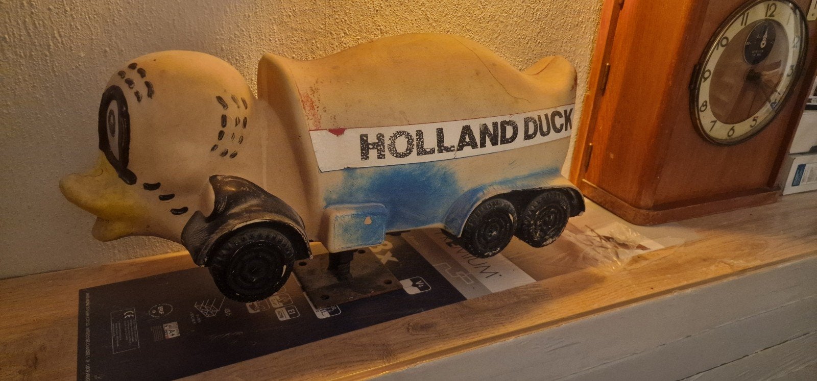 Holland Duck Vrachtwagen Mascotte Jaren '70, Verzamelen, Ophalen, Gebruikt