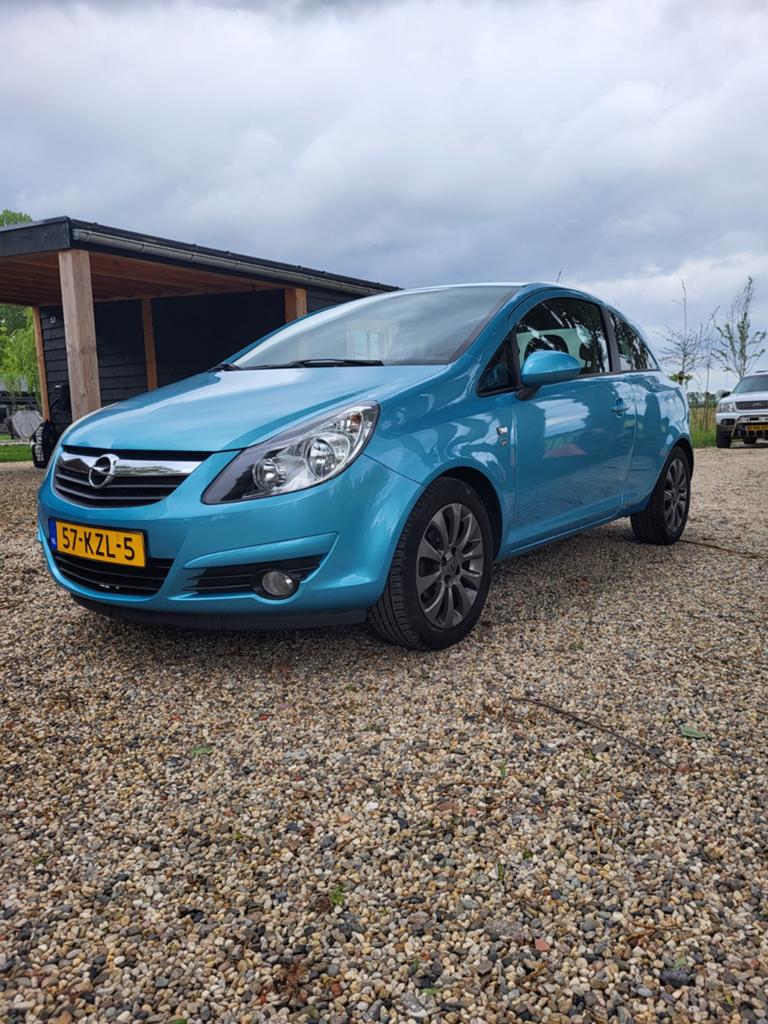 Opel Corsa 1.4 16V 3D 111 edition bj2010 Blauw, Auto's, Opel, Particulier, Corsa, ABS, Benzine, B, Hatchback, Handgeschakeld, Origineel Nederlands