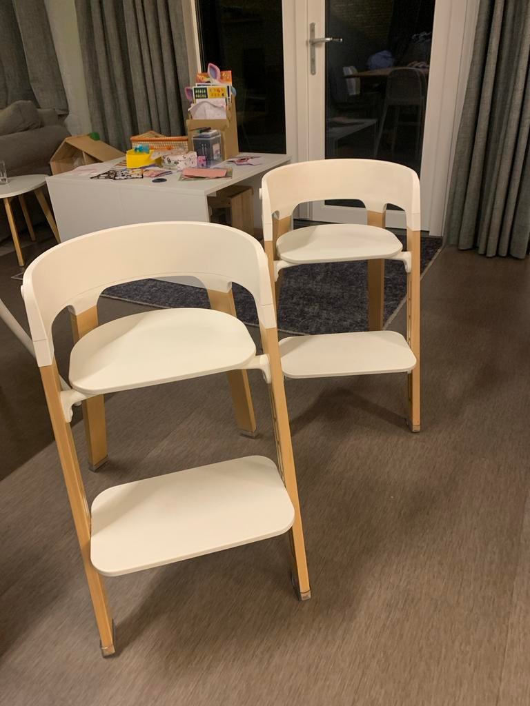 Stokke Steps kinderstoelen stuk prijs, Ophalen, Gebruikt, Meegroeistoel, Aanschuifbaar