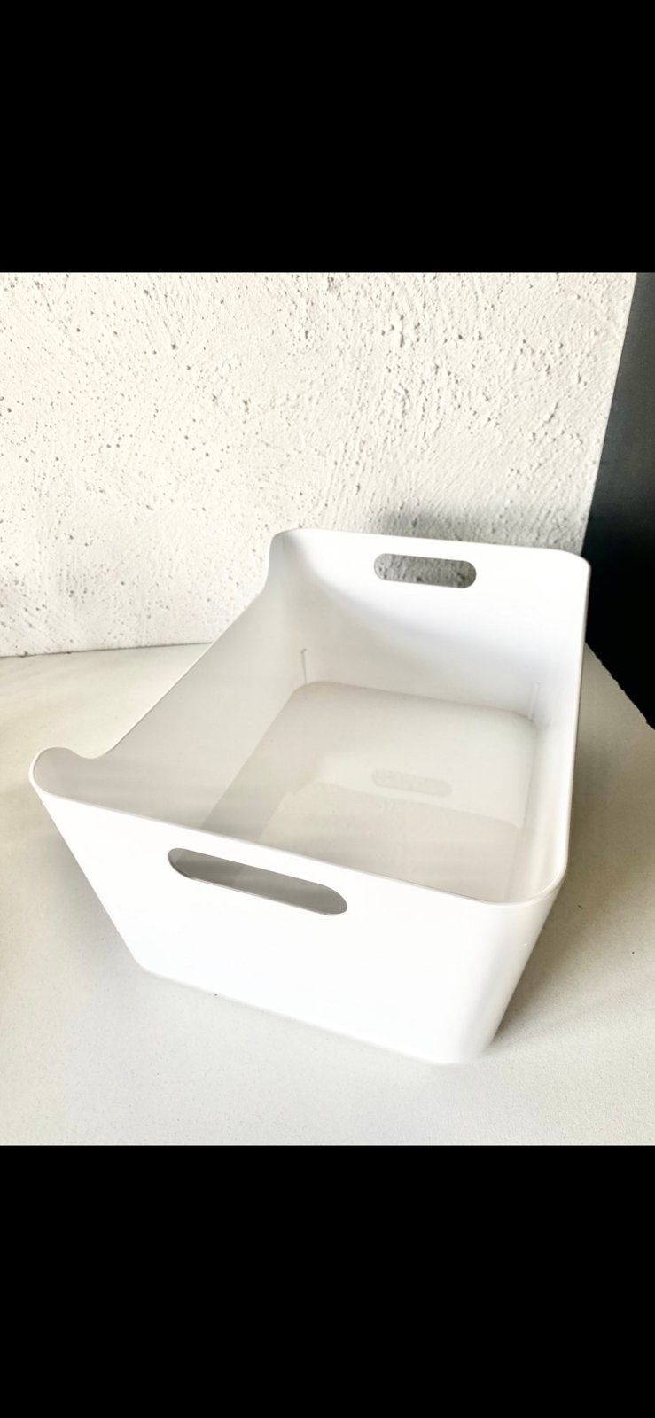handige IKEA OPRUIM-/OPBERG- BAK ‘UPPDATERA’, Ophalen, Kunststof, Zo goed als nieuw, Wit