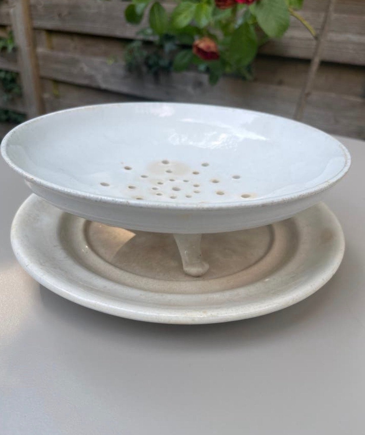 Antieke Petrus Regout Ragout Afdruipschaal Maastricht, Antiek en Kunst, Antiek | Servies los, Ophalen of Verzenden