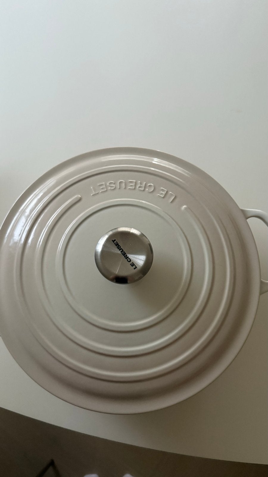 Le Creuset braadpan - NIEUW, met doos MERINGUE 28cm, Nieuw, Ophalen of Verzenden, Koekenpan of Braadpan, Gietijzer