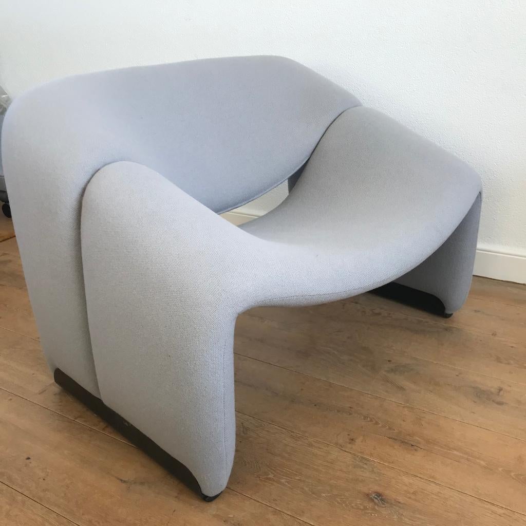 Artifort Groovy M-chair fauteuil stoel Pierre Paulin grijs, Huis en Inrichting, Fauteuils, 75 tot 100 cm, Ophalen of Verzenden