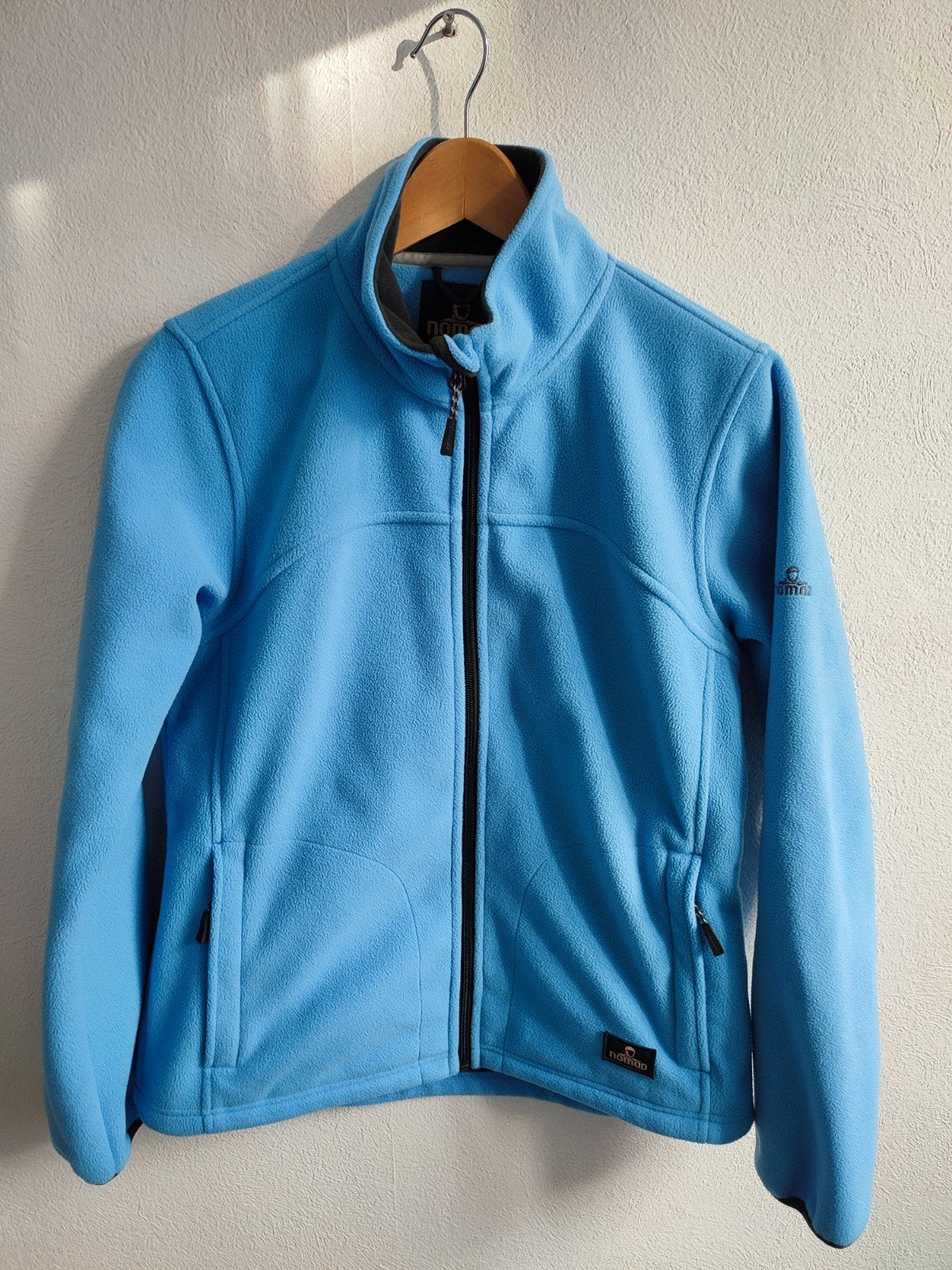 Nomad blauw fleece jack jas 38 Medium full zip steekzakken, Kleding | Dames, Nomad, Ophalen of Verzenden, Gedragen