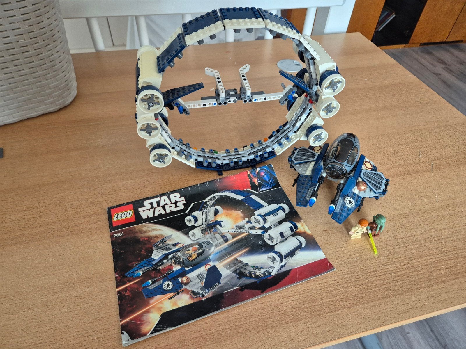 Lego Star Wars 7661 Jedi Starfighter with hyperdrive, Compleet, Gebruikt, Star Wars, Lego