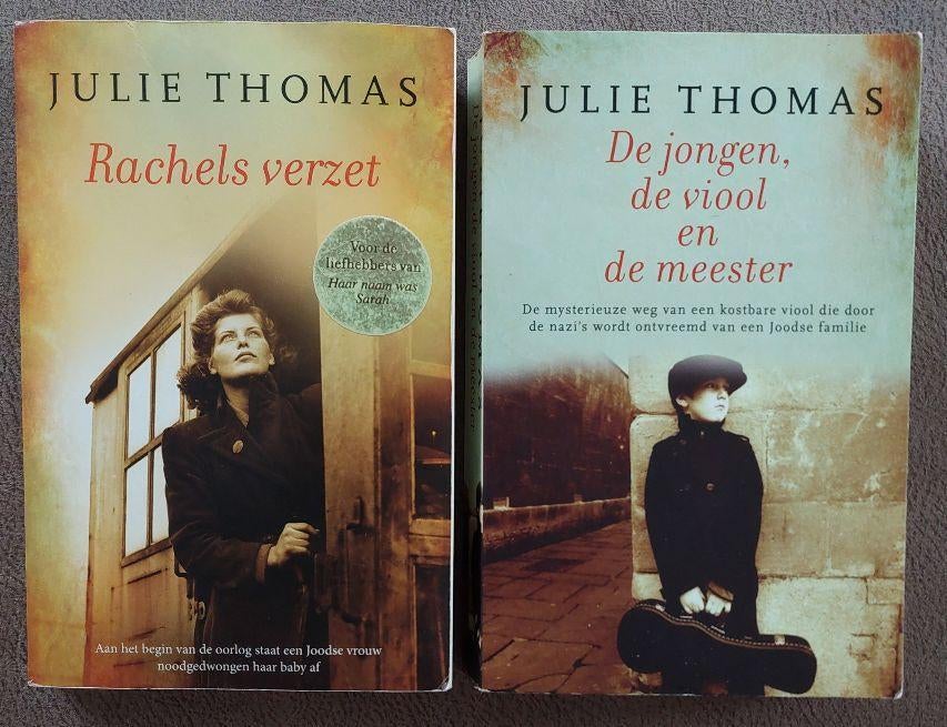 Julie Thomas -Rachels verzet/ De jongen, viool/Levi's strijd, Ophalen of Verzenden, Gelezen
