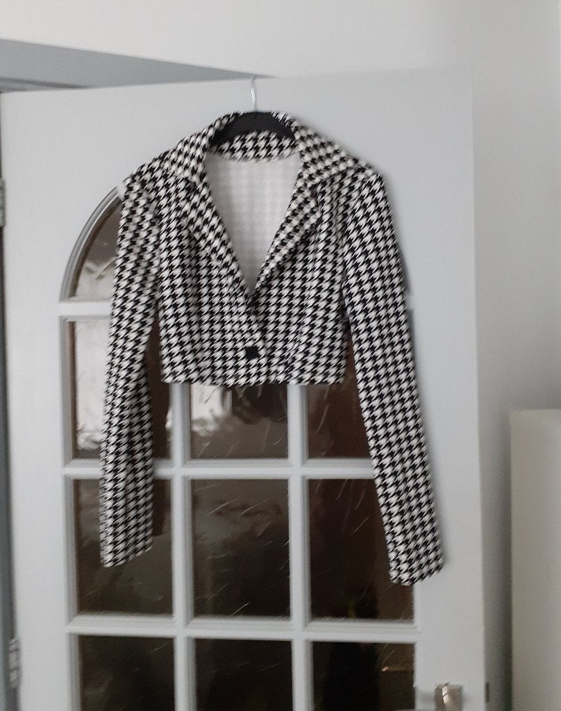 Kort Jasje Maat L Shein, Kleding | Dames, Ophalen of Verzenden, Zo goed als nieuw, Maat 38/40 (M), Zwart