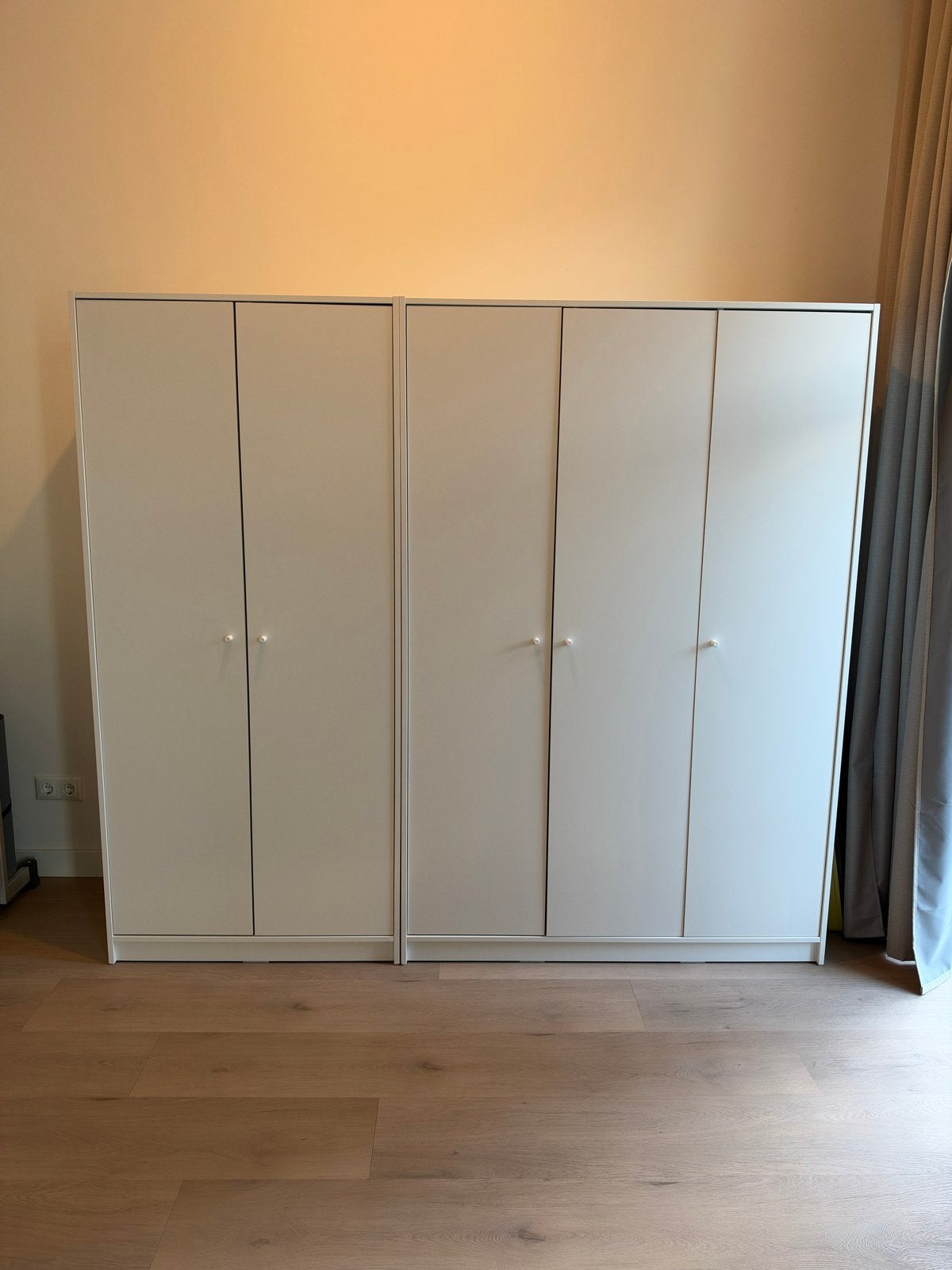 Kledingkast uit twee delen, in totaal 196x176cm., Ophalen, Gebruikt, 200 cm of meer, 150 tot 200 cm
