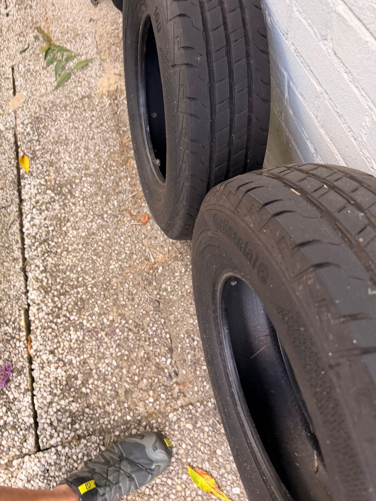 2x CONTINENTAL vancontact 100 185R14C, Ophalen, Zo goed als nieuw