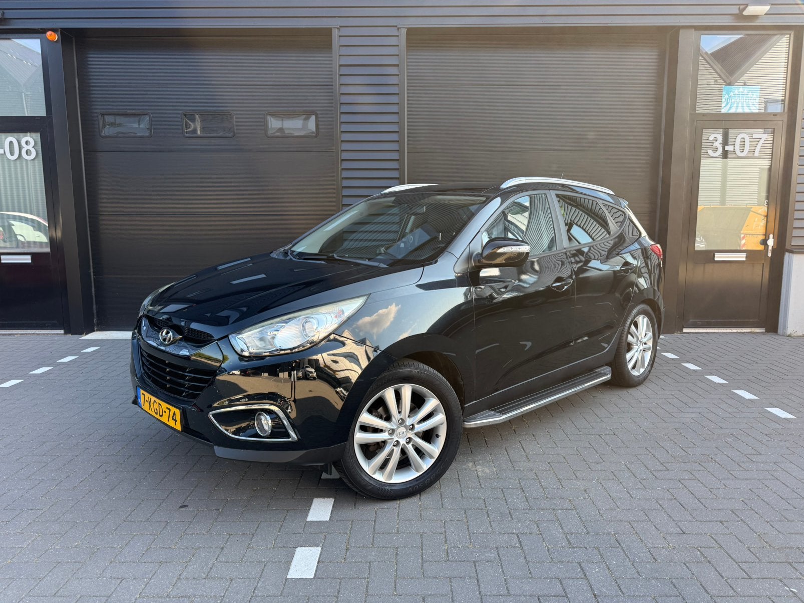 Hyundai iX35 2.0 I Cvvt 2WD 2013 full option leer camera, Auto's, Hyundai, Zwart, 4 cilinders, Handgeschakeld, Dealer onderhouden