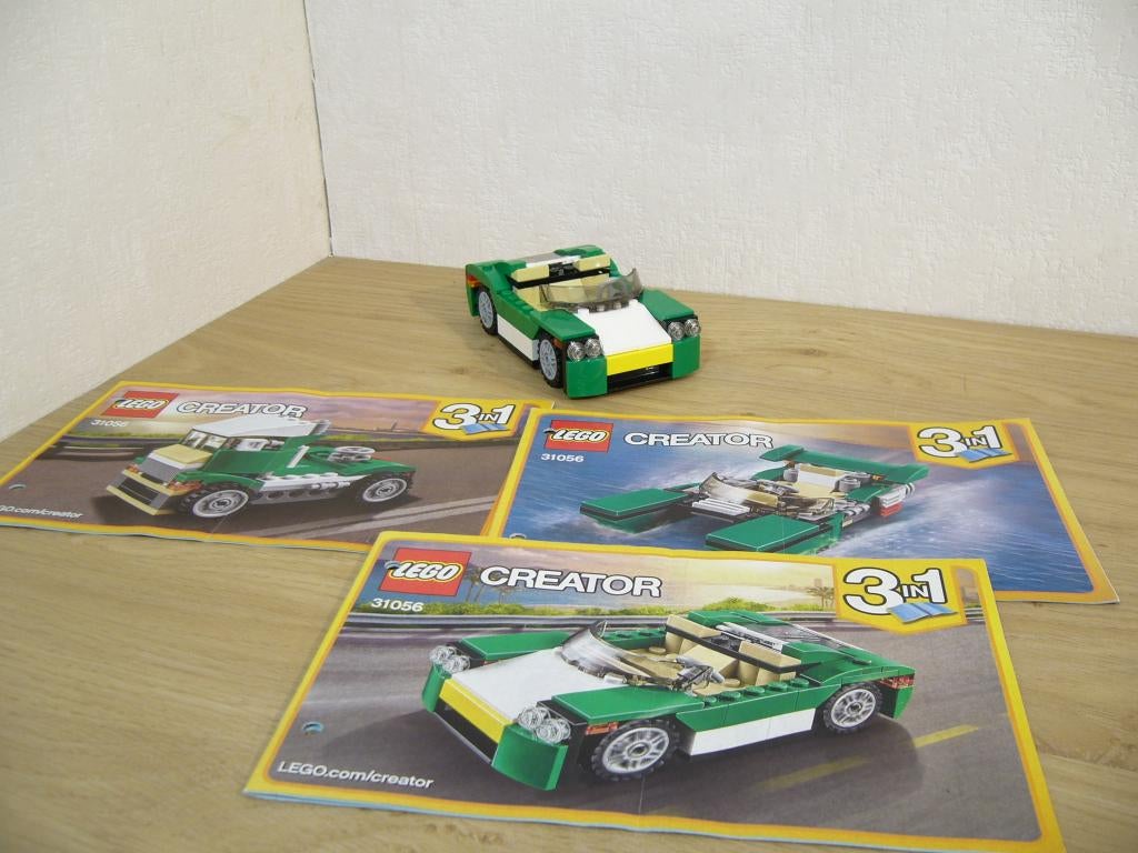 Lego Creator 31056 Green Cruiser, Gebruikt, Ophalen of Verzenden, Compleet, Lego