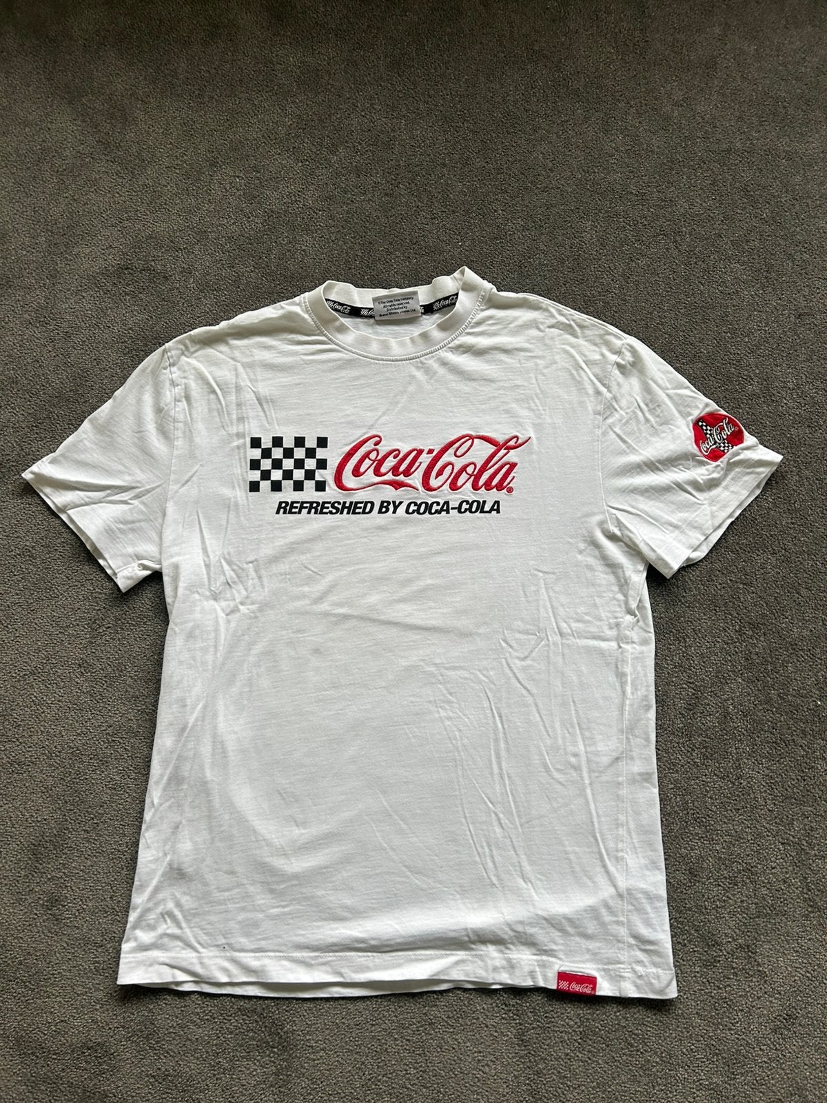 Mooi wit shirt van Coca Cola maat M, Ophalen of Verzenden, Zo goed als nieuw, Wit