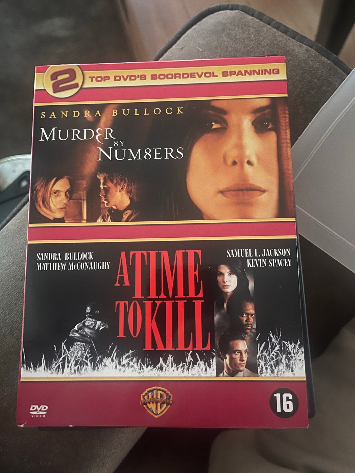 2 Top DVD's: Murder by Numbers & A Time to Kill (Sandra Bull, Psychologische thriller, Vanaf 16 jaar, Nederlands, Ophalen of Verzenden