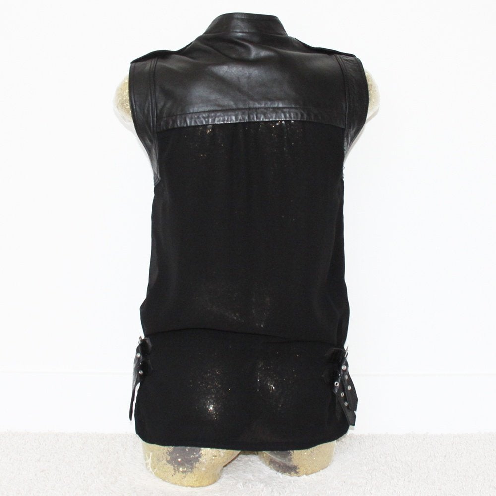 Mooi Zacht Leren Supertrash Hesje - 64 (Maat 34) € 65,-, Supertrash, Zwart, Ophalen of Verzenden, Zo goed als nieuw