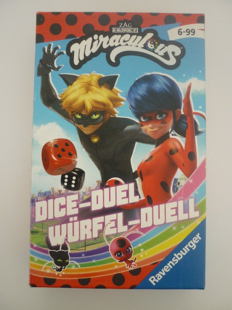 Miraculous Dice-Duel / dobbelspel lady bug / bordspel, Een of twee spelers, Ophalen of Verzenden, Zo goed als nieuw, Ravensburger