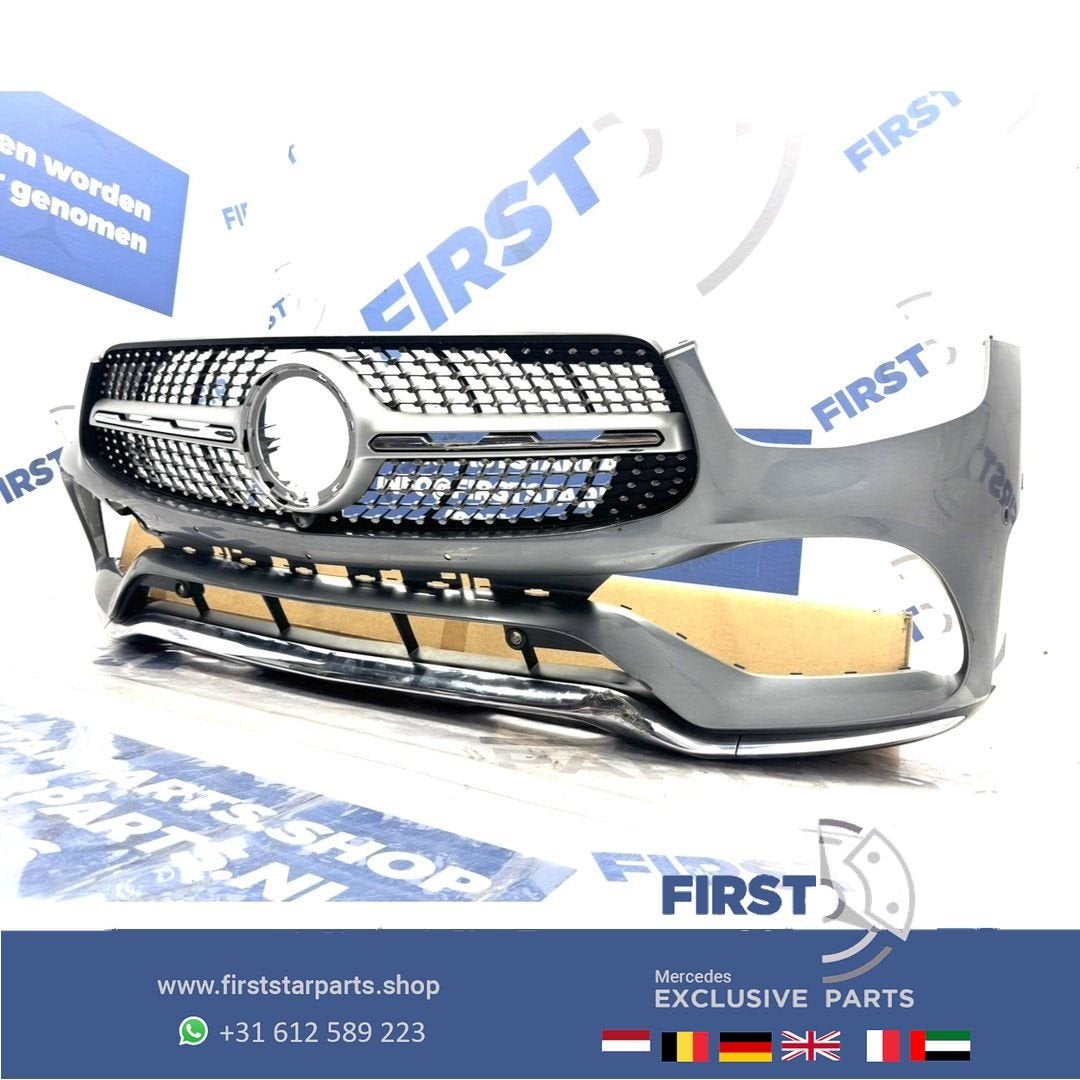 W253 BUMPER GLC FACELIFT AMG + GRIL A2538855904 ZWART WIT GR