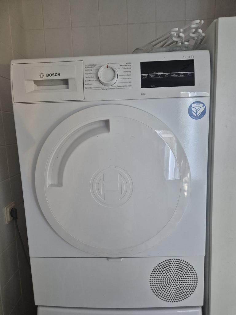Bosch Serie | 6 Warmtepompdroger 8 kg A+++, 8 tot 10 kg, Ophalen of Verzenden, Zo goed als nieuw, Voorlader