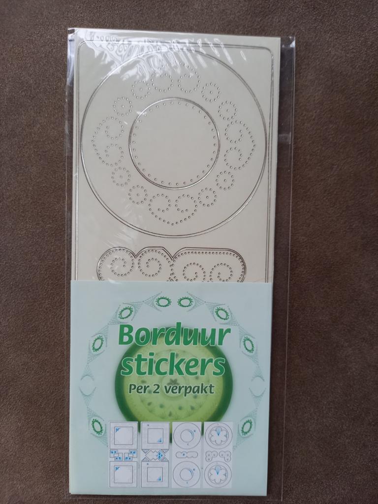 Borduur stickers, Hobby en Vrije tijd, Kaarten | Zelf maken, Ophalen of Verzenden, Nieuw