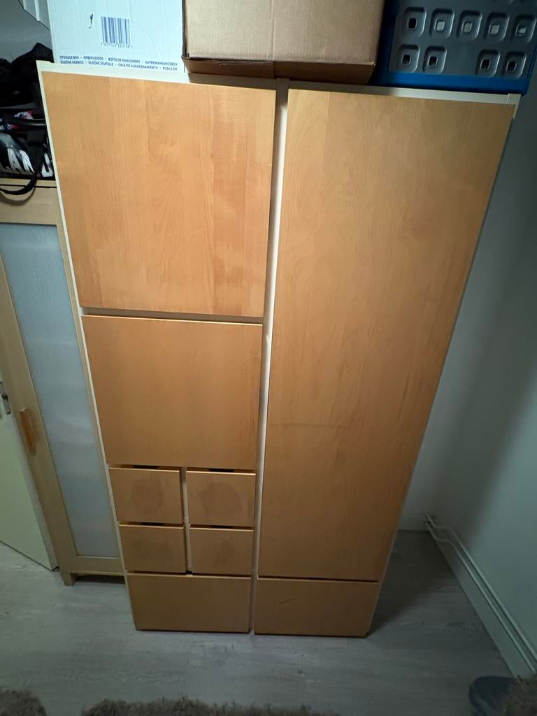 Ikea Rakke Kast - Ruime kledingkast, Huis en Inrichting, Kasten | Kledingkasten, Gebruikt, 200 cm of meer, 100 tot 150 cm, 50 tot 75 cm