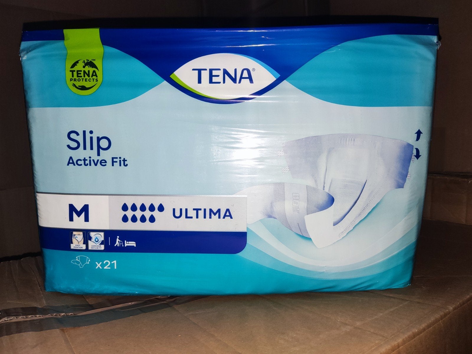 Tena Slip Activ Fit Ultima Medium (plastic), meerdere pakken, Ophalen of Verzenden, Nieuw