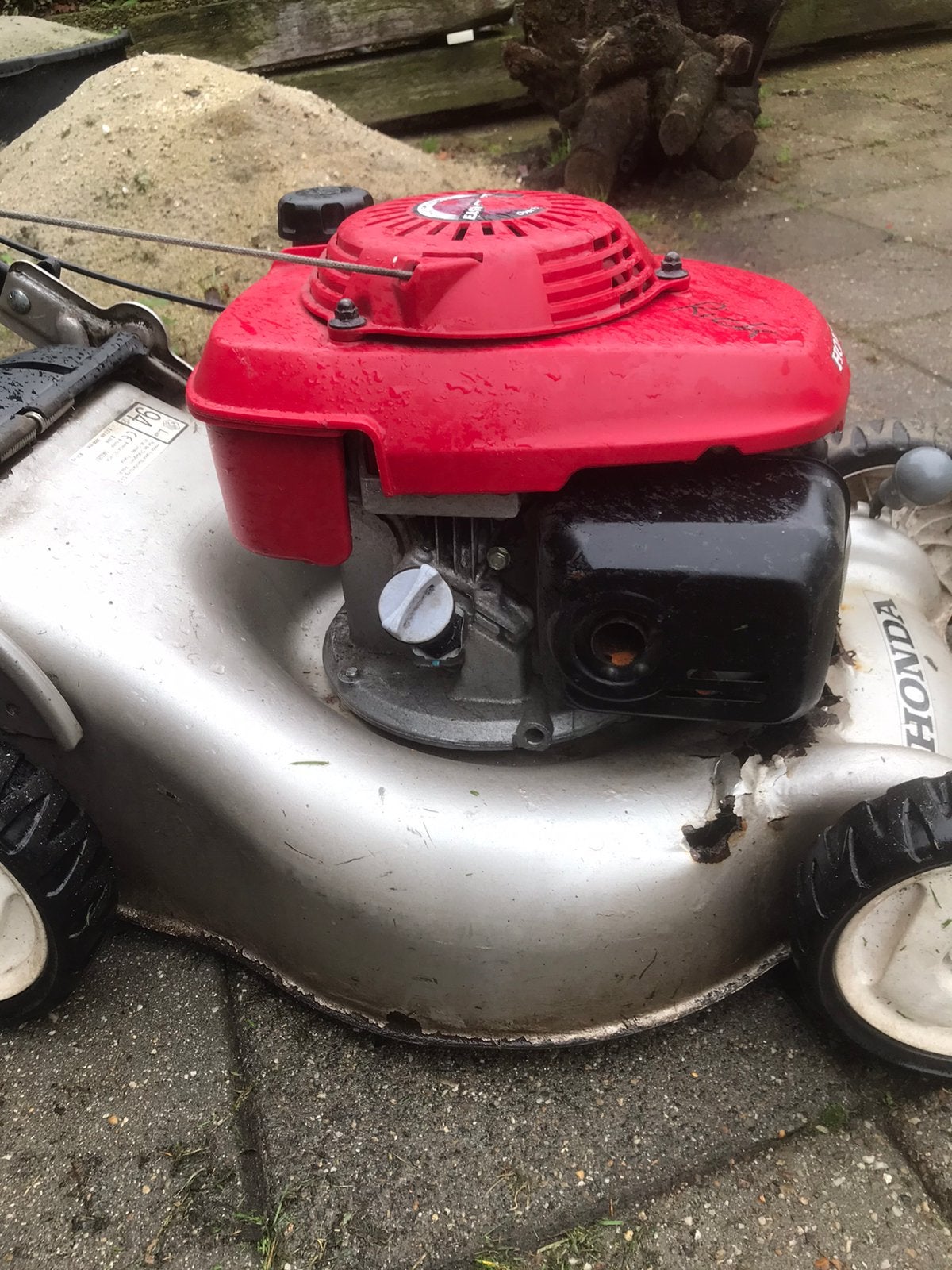 Honda motor. Grasmaaier, Tuin en Terras, Grasmaaiers, Ophalen, Zo goed als nieuw