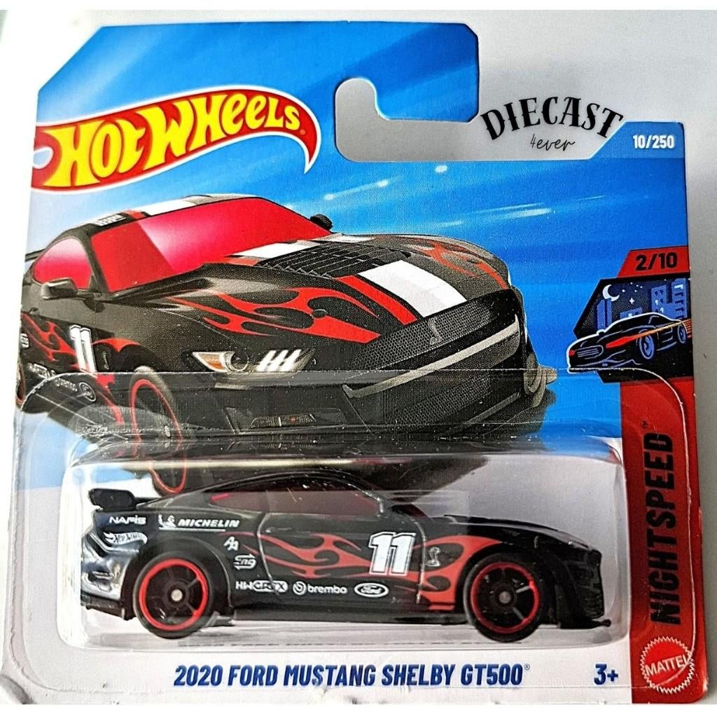 Hot Wheels 2020 Ford Mustang Shelby GT500, black, Ophalen, Nieuw, Auto
