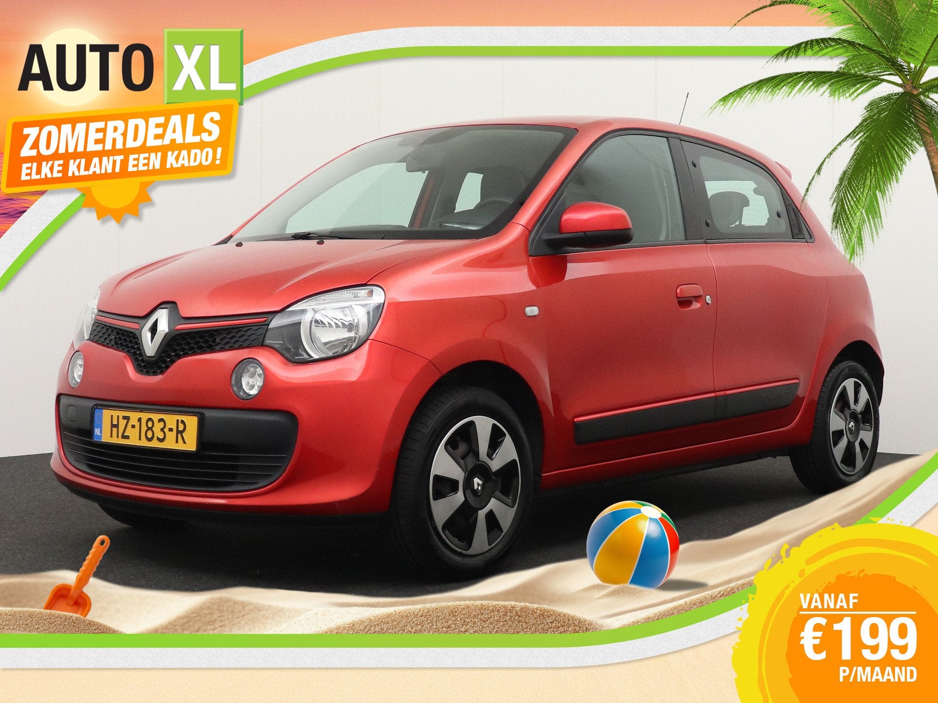 Renault Twingo 1.0 71 PK SCe Collection Cruise Control LED B, Auto's, Renault, Bedrijf, Te koop, Twingo, ABS, Airbags, Airconditioning