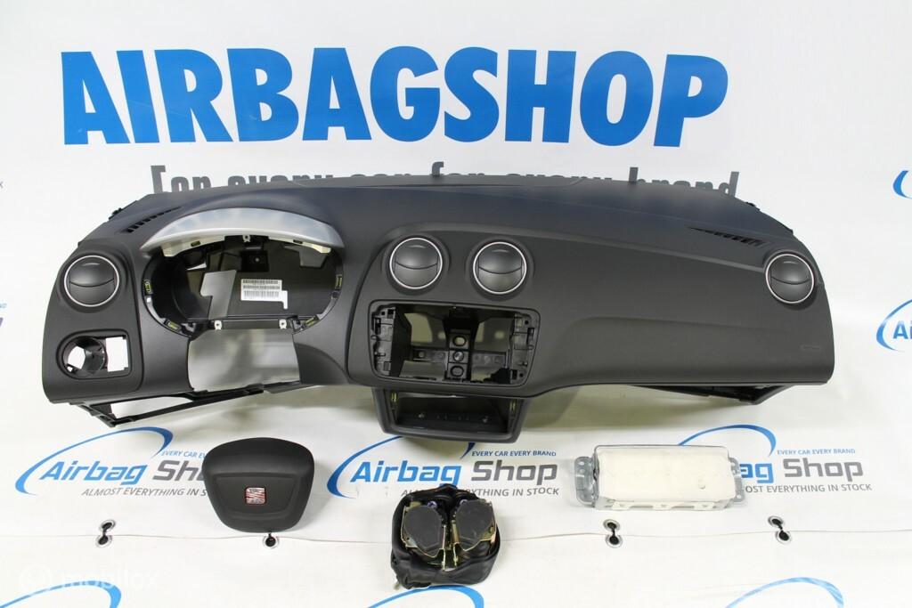 Airbag set - Dashboard zwart Seat Ibiza (2008-2015), Gebruikt, Ophalen of Verzenden