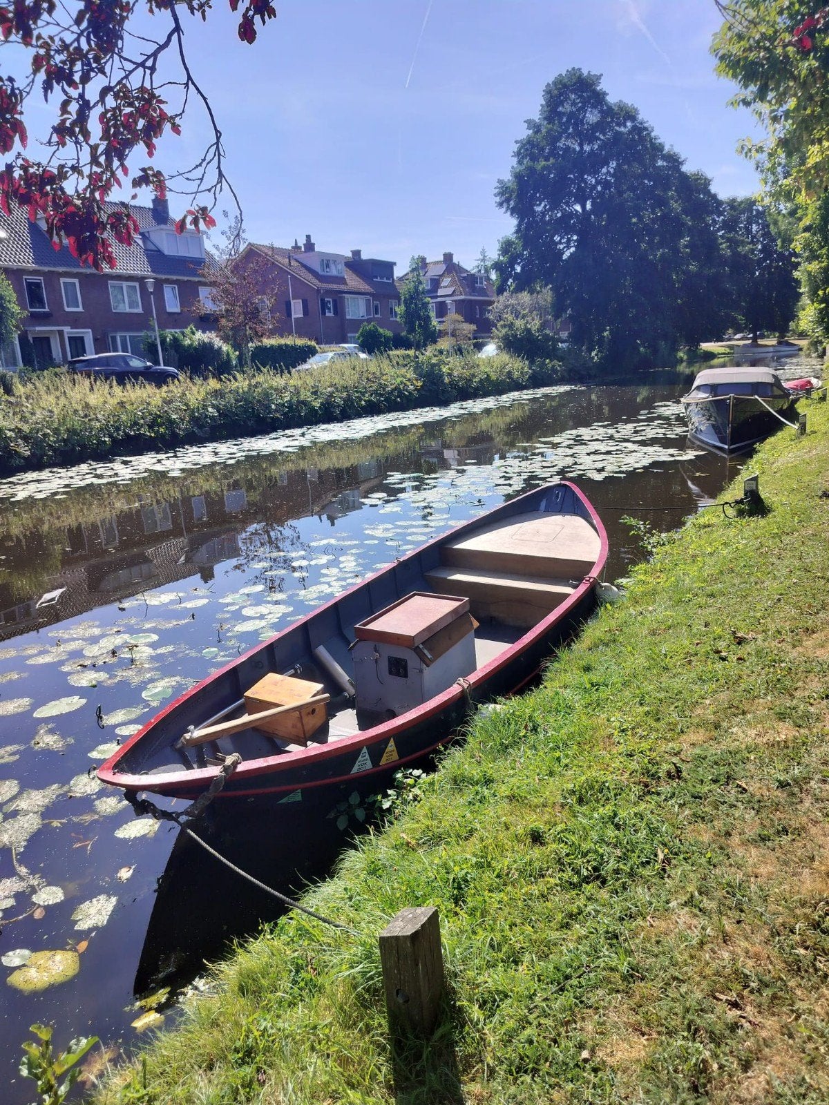 Stalen vlet/sloep met dieselmotor, Watersport en Boten, Sloepen, Ophalen, Gebruikt, Staal, Binnenboordmotor