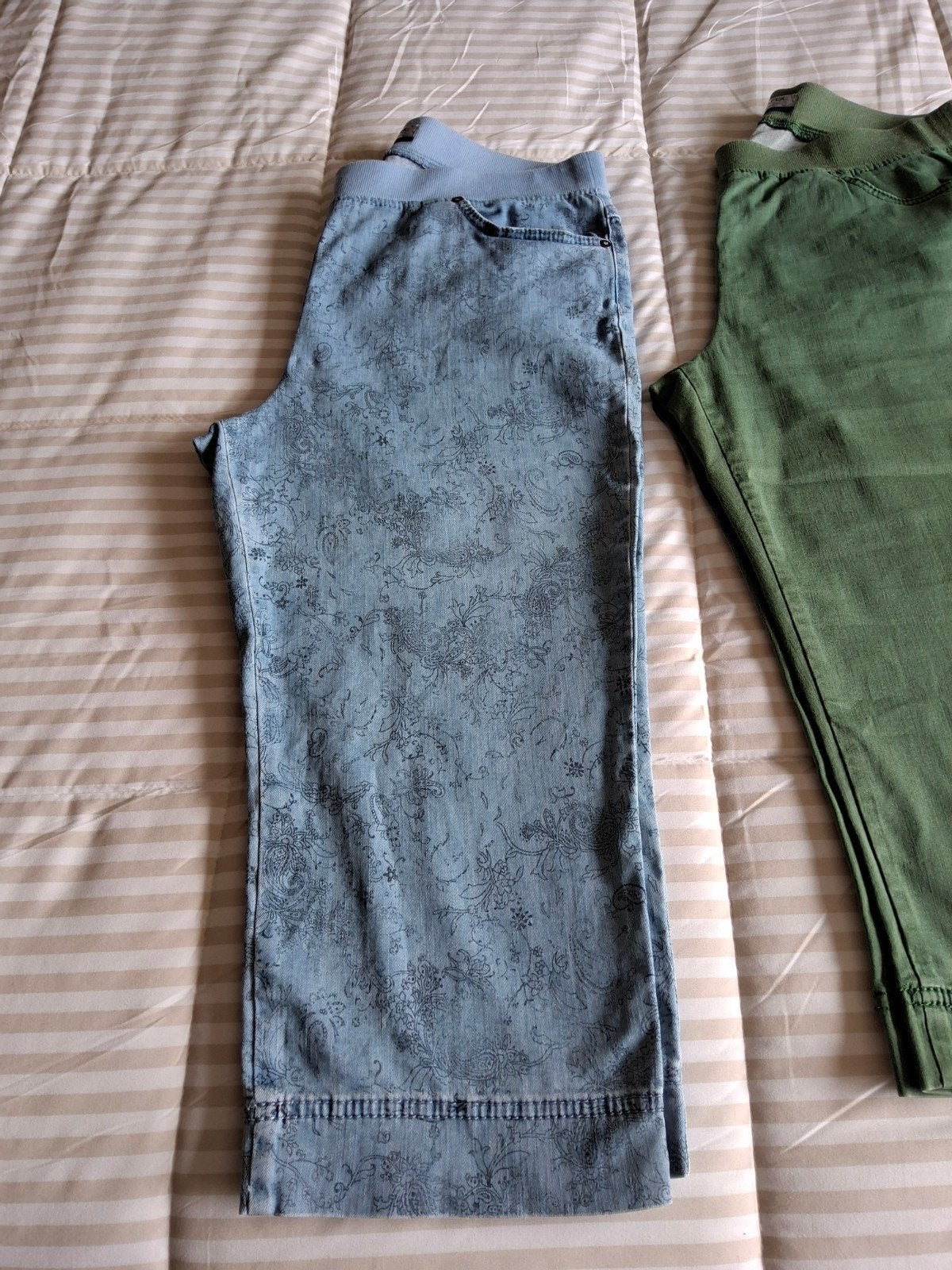 Brax Pamona maat 42., Kleding | Dames, Broeken en Pantalons, Blauw, Maat 42/44 (L), Zo goed als nieuw, Driekwart