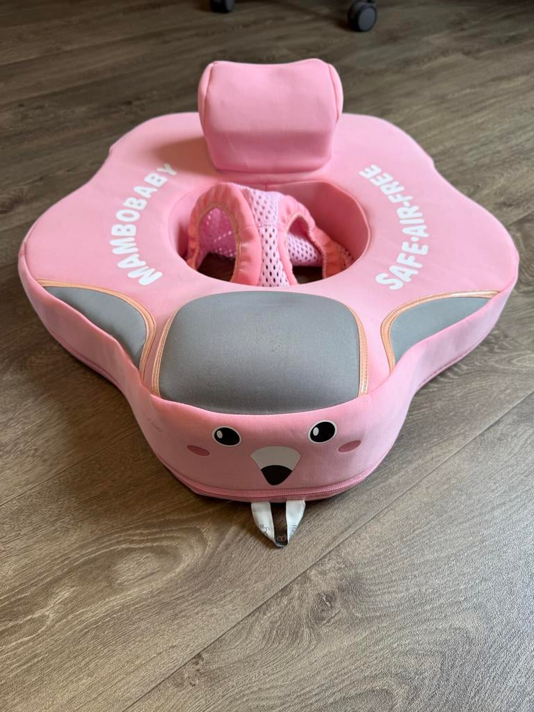 Mambobaby Baby Zwemband - Roze, Veilig en Comfortabel, Ophalen, Zo goed als nieuw