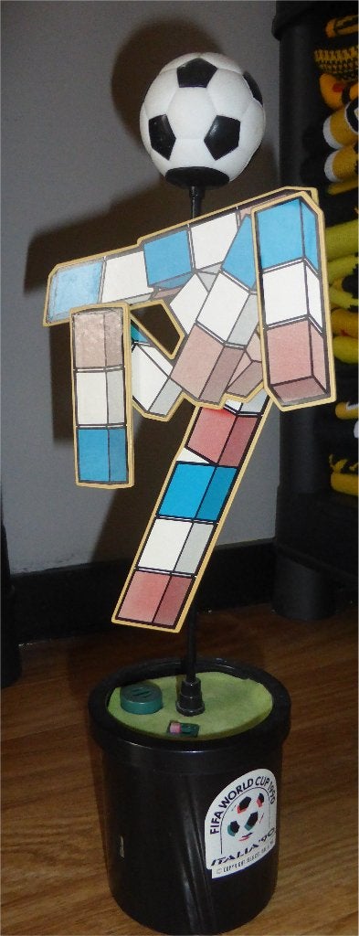 Ciao Mascotte WK voetbal 1990 Italië FIFA copa du mondo, Ophalen of Verzenden, Gebruikt, Buitenlandse clubs, Beeldje of Poppetje